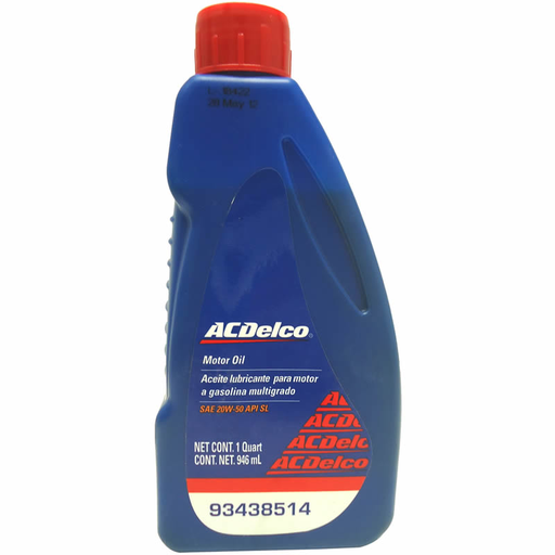 ACEITE ACDELCO SAE 20W-50 API (1 LT)