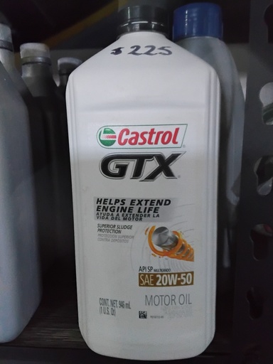 ACEITE CASTROL 950 ML  SAE 20W-50