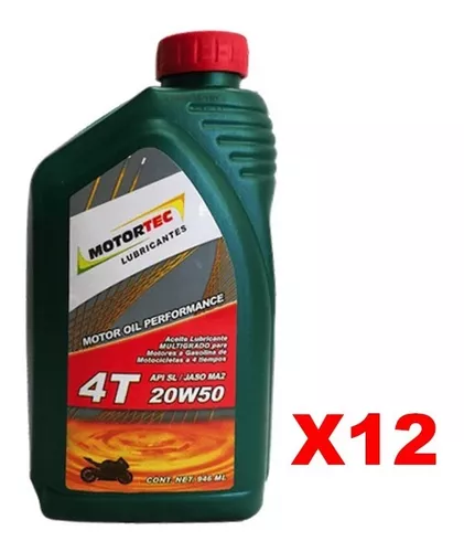 ACEITE 4 TIEMPOS MOTORTEC (1 LT)