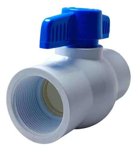 VALVULA ESFERA PVC DE 2 ROSCA